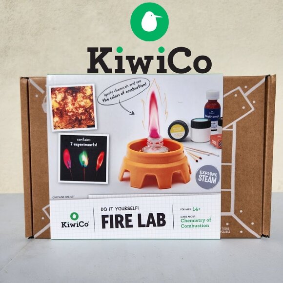 Fire Lab KiwiCo Kiwi Co. Crate Science Experiment Craft Kit Chemistry ST… - Picture 1 of 7